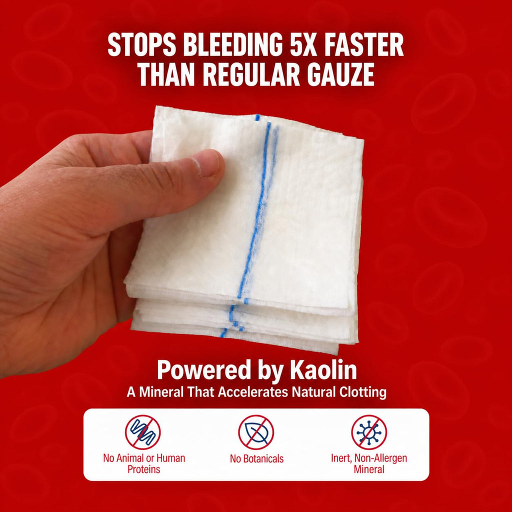 MEDCLOT hemostatic gauze